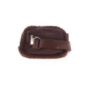 Lululemon Everywhere Belt Bag 1L Fleece Brown Sherpa Crossbody Waist Bag thumbnail 2