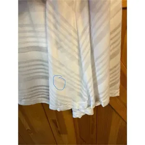 CJ Banks White Striped Skirt Maxi Size 1X nwt (0785) Read thumbnail 5