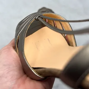 Christian Louboutin Vintage Y2K Activa Leather Cork Strappy Stiletto Heel Sandal thumbnail 8
