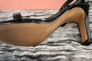 Black Patent Strappy Heels Size 7 By Lisa Vicky thumbnail 3