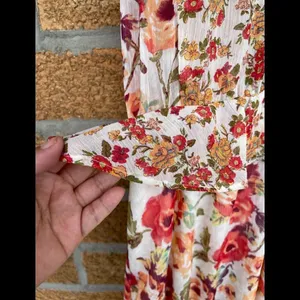 Anthropologie FIG & FLOWER boho dress large thumbnail 4