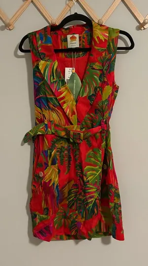 NWT Farm Rio Urban Jungle Mini Dress size Small thumbnail 1