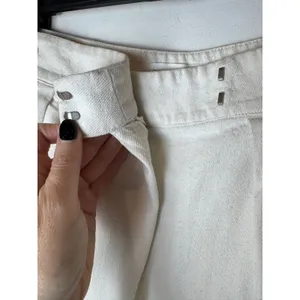 Oak + Fort Pants Women 4‎ Ivory Linen Blend Pleated Crossover High Waist Preppy thumbnail 6