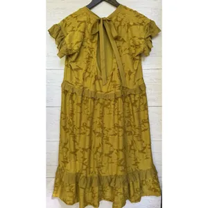 by Anthropologie Ruffle Knit Mini Dress - Size - XS thumbnail 2