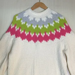 Ces Femme Women's‎ Sweater Sz M Mock Neck Long Sleeve Winter Ski Lodge Resort thumbnail 3
