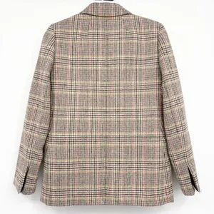 J. Crew Womens Sommerset Glen Plaid English Wool Dark Academia Blazer‎ Size 2 thumbnail 9