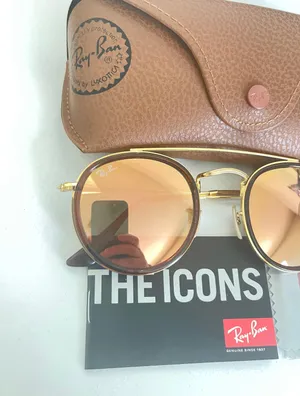 Rayban Sunglasses Round Double Bridge Gold Size 51mm thumbnail 5