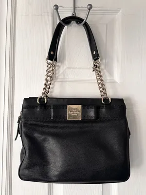 Kate Spade Black Leather Primrose Hill Zip Bow Darcy Leather Chain Shoulder Bag thumbnail 1
