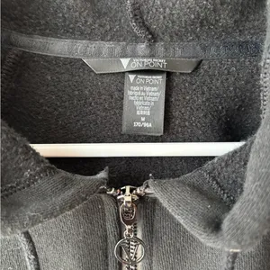 Victoria's Secret Black Cropped Relaxed Sweatshirt thumbnail 3