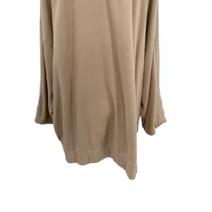 Free People Key Player Layer Sweatshirt Doe Oversized‎ V Neck Tunic Top Medium thumbnail 11