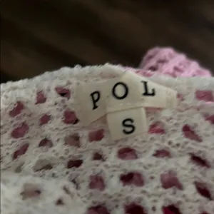 POL Pink and Cream Knit Sweater thumbnail 2