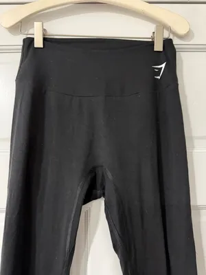 Gymshark Black Athletic High-Waist Dry Women’s Performance Leggings Size M thumbnail 2