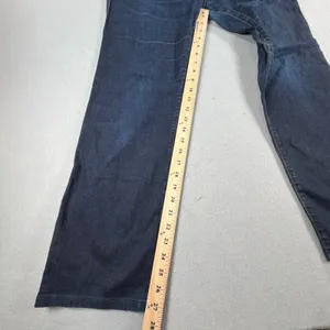 Y2k Diesel Industry Womens Dark Wash Stretch Straight Leg Jeans Size 33 x 32 thumbnail 8