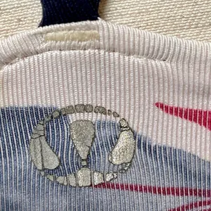 Lululemon pink and blue criss cross strap sports bra thumbnail 6