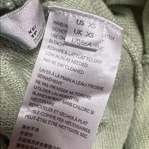 Free People Beach Freya Knit Balloon Leg Pants in light green XS thumbnail 6
