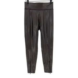 ALC Frank NWT Emile Vegan Leather‎ Legging Carob Brown Size 6 thumbnail 6