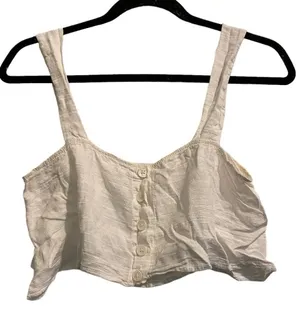 Reformation Linen Blend Crop‎ Top thumbnail 1