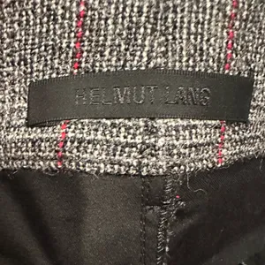 Helmut Lang Black Gray Red Plaid Mini Skirt 28 thumbnail 8