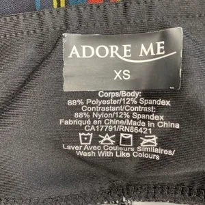 Adore Me Black and Green‎ Capri Leggings Size XS thumbnail 5