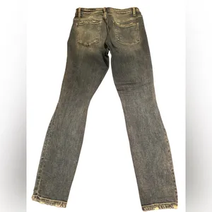 Judy Blue Women’s Distressed Skinny Jeans Raw Hem Stretch Denim Size 29 thumbnail 3