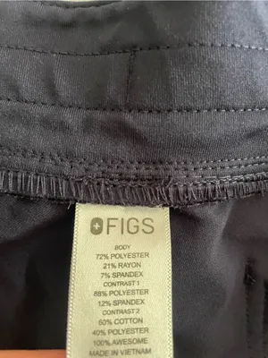 Figs Zamora Joggers Scrub Pants in Navy Blue Size Large thumbnail 6