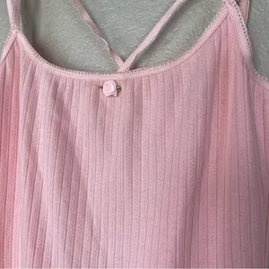 Edikted Pointelle Strappy open back romper SZ M thumbnail 5