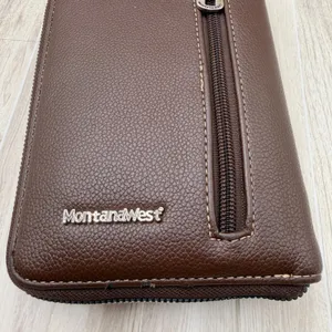 Montana West Crossbody Wallet Bag Womens OS Brown Excellent Turquoise Western thumbnail 2