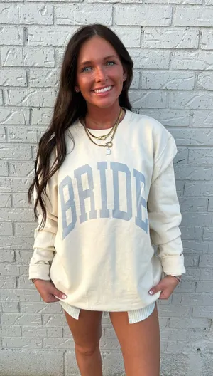 Bride sweatshirt Tan Size undefined thumbnail 1