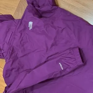 The North Face HyVent Rain Jacket Womens Purple Waterproof‎ Hooded XS thumbnail 4