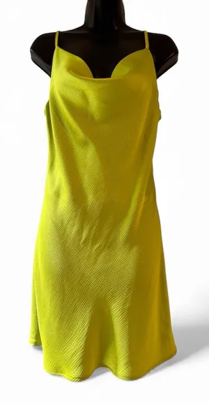 Lime Green Women's Slip Dress thumbnail 2