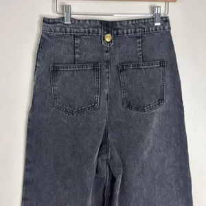 Free market flying tomatoes extreme wide leg dark sailor jeans size 27‎ thumbnail 12