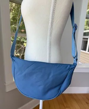 32 Degrees Light Blue Crescent Adjustable Shoulder Bag New thumbnail 1