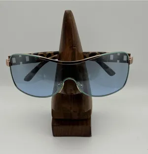 Rocawear Shield Sunglasses Blue Lenses Tortoise Arms thumbnail 1