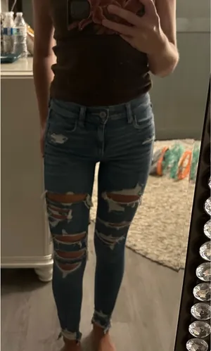 American Eagle Jeans Skinny Ripped thumbnail 1