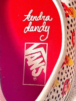 VANS x Kendra Dandy I Scream Ice Cream Polka Dot Sneakers Shoes Size 11 Women’s thumbnail 8