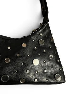 Studded Black Y2K Shoulder Grunge Purse thumbnail 2