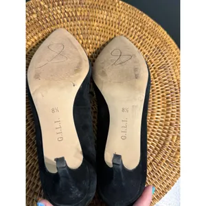 G.I.L.I.‎ Loriana Black Suede Kitten Heel Pumps Womens 8.5 M GI-LORIANA thumbnail 6