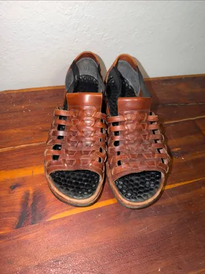 Rieker Woven Leather Sandals Size 39 thumbnail 2