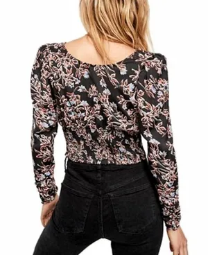 Free People NWT Santiago Printed Blouse thumbnail 3