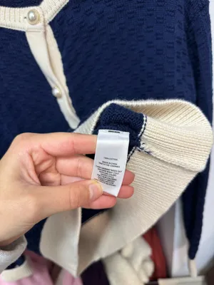 525 contrast trim trophy cardigan  thumbnail 7