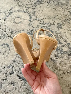 Vince Camuto Ambee Tan Wedge Heel Ankle Strap Sandals 7.5 thumbnail 6