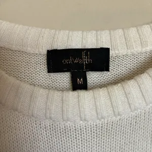 Ontwelfth Sweater Womens Medium Red‎ Ivory Stripe Long Sleeve Crewneck thumbnail 2