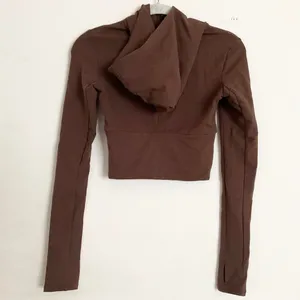 Alo Yoga Sway Full Zip Hoodie Brownstone XS thumbnail 13