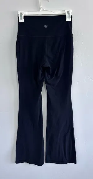 Aritzia TNA black flare yoga pants small thumbnail 1