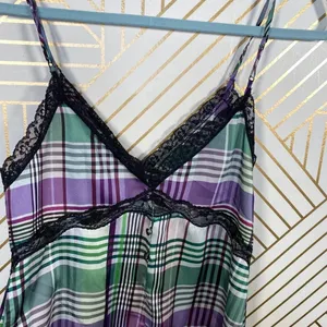 Zara Check Plaid Lace-Trimmed‎ Camisole Top thumbnail 8