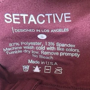 ✨SET Active Luxform® Band Bra in Sangria Size Small thumbnail 5
