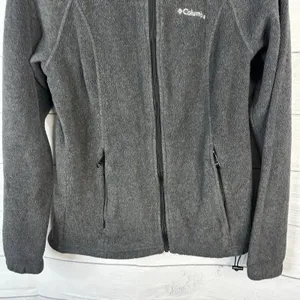 Columbia Womens size Small Benton Springs Full Zip Fleece Jacket Black 1372111 thumbnail 5