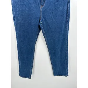 Abercrombie The Ankle Straight Ultra High Rise Denim Jeans Women‎ 33/16L NWT thumbnail 3