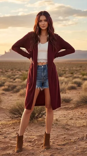 By ANTHROPOLOGIE Pointelle‎ Long Cardigan Sweater Purple Burgundy Cottage Medium thumbnail 1