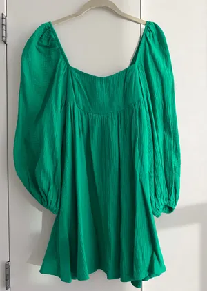 Princess Polly Babydoll Dress Green thumbnail 2